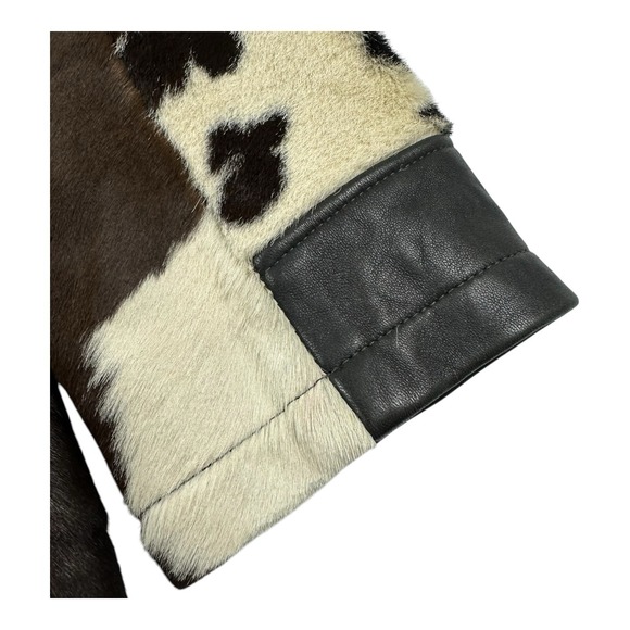 RRL Ralph Lauren Cowhide Women's Metal Button Fringe Western Jacket Size 2 NWT - Picture 4 of 10